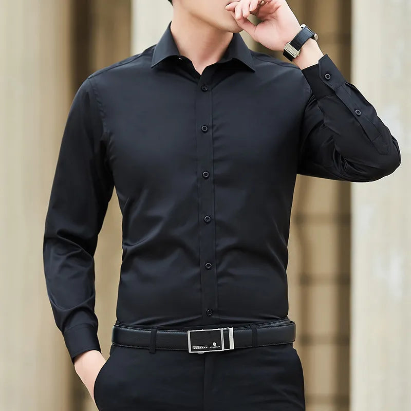Chemise Homme -  Business, Slim, Manches Longues